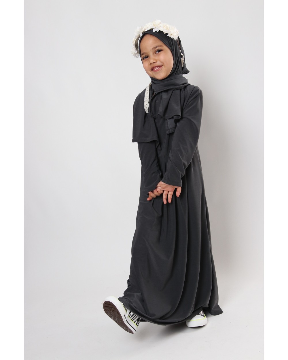 Romayssa dress with sewn hijab
