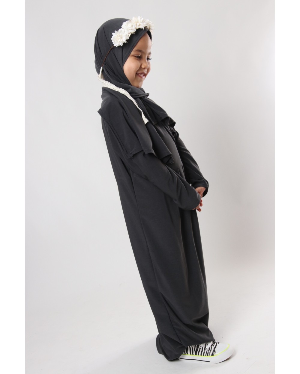 Romayssa dress with sewn hijab