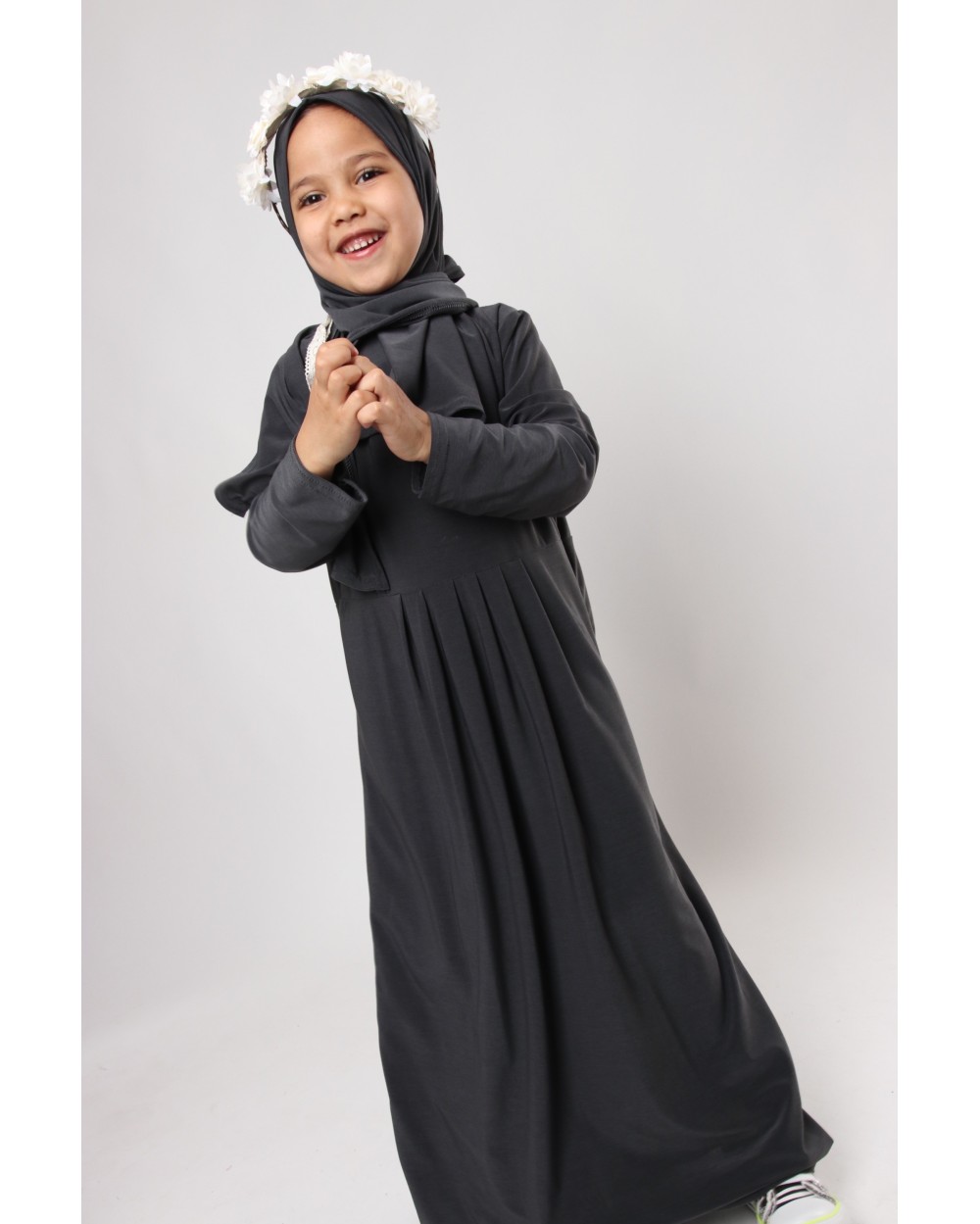 Romayssa dress with sewn hijab