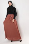 Jupe longue BAYOUA avec ceinture à nouer