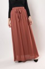 Jupe longue BAYOUA avec ceinture à nouer