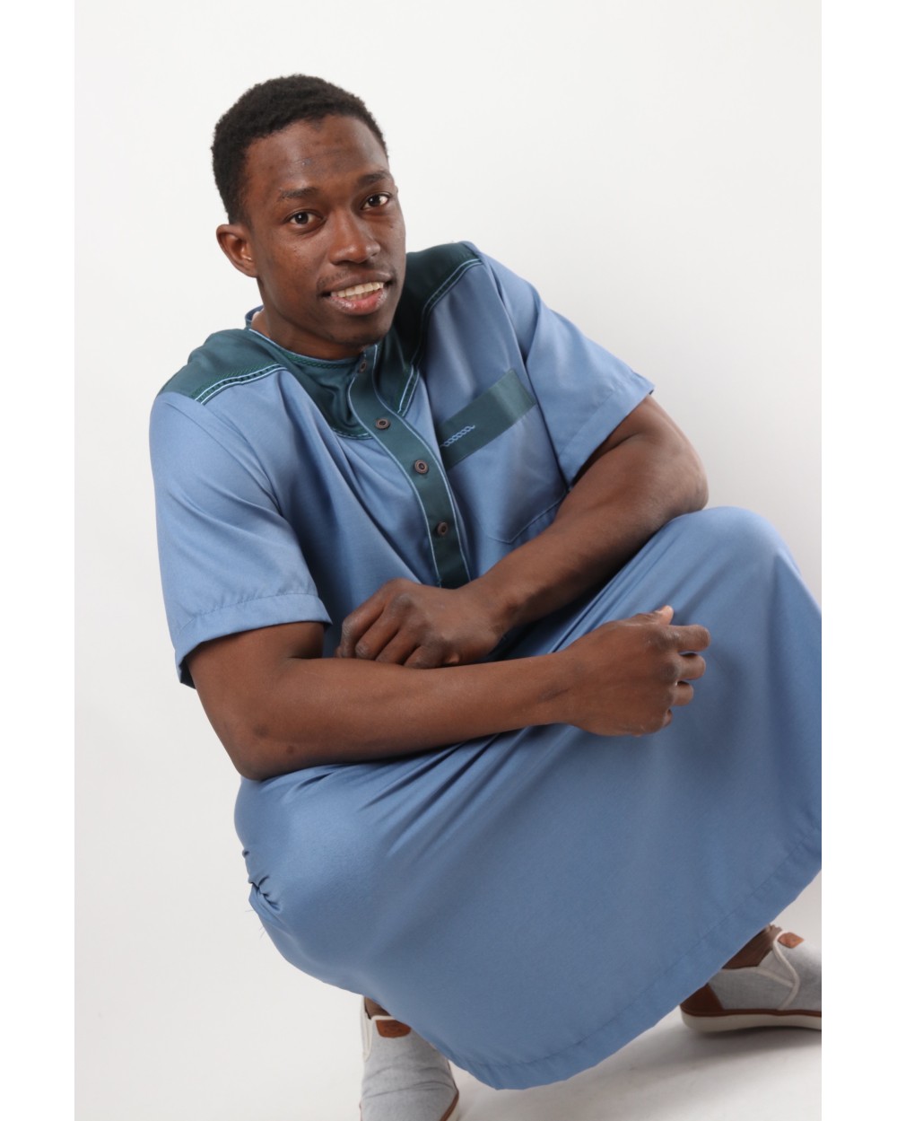 Qamis Orient Zein Arabesque bicolore