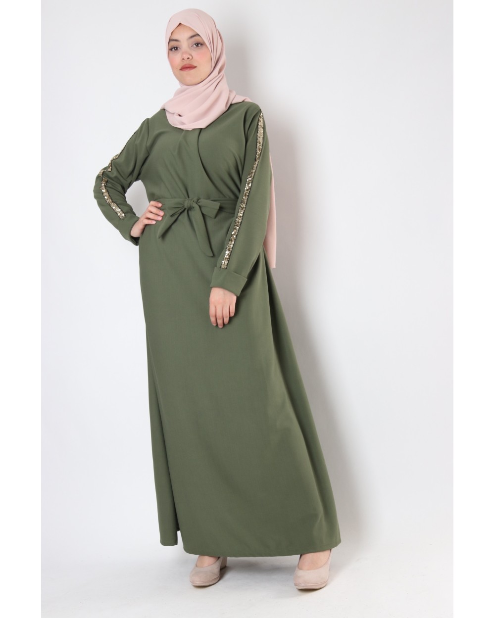 Camelia dress with sequin