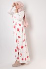 Robe ANYA longue fleurie sans manches