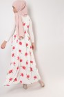 Robe ANYA longue fleurie sans manches