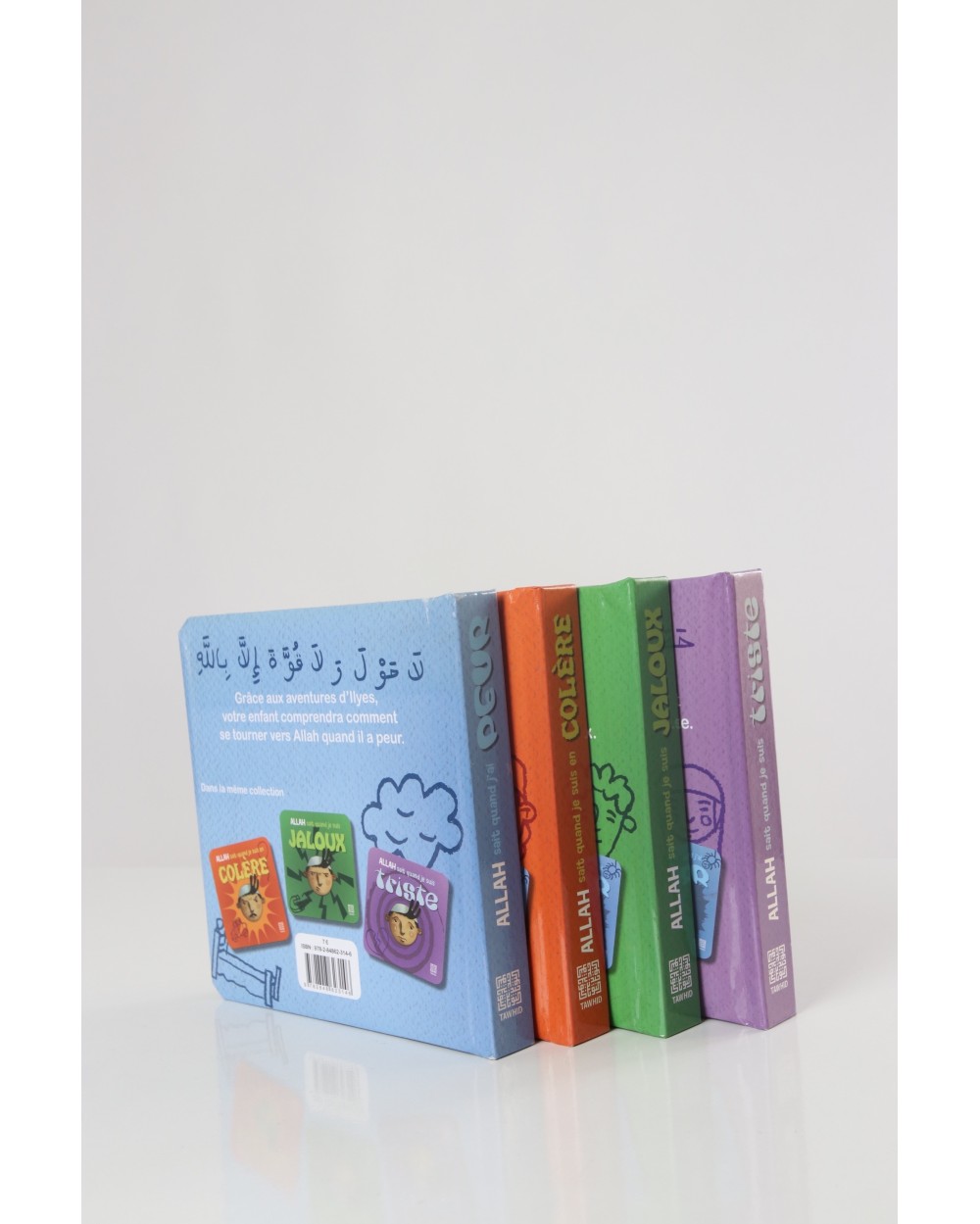 Pack 4 books emotions