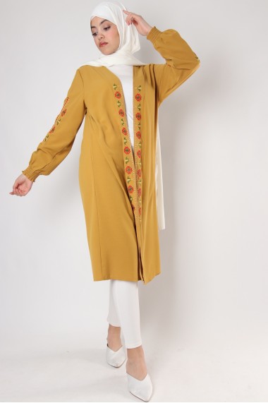 Kasami mid-length kimono