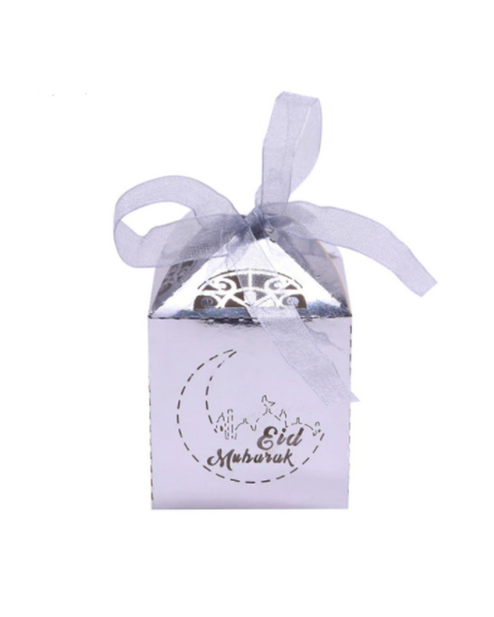 lot of eid mubarak moon and mosque candies boxes