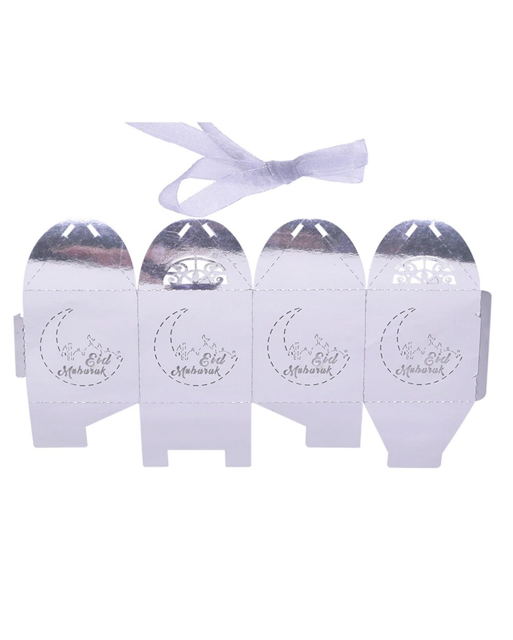 Lot boites de bonbons eid mubarak lune et mosquée