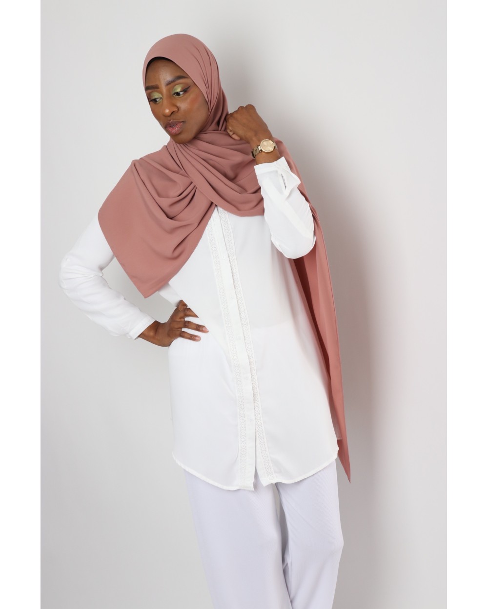Hijab Soie de Médine Ebruli