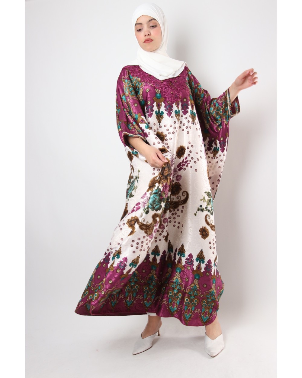 Caftan Camalia motif arcade