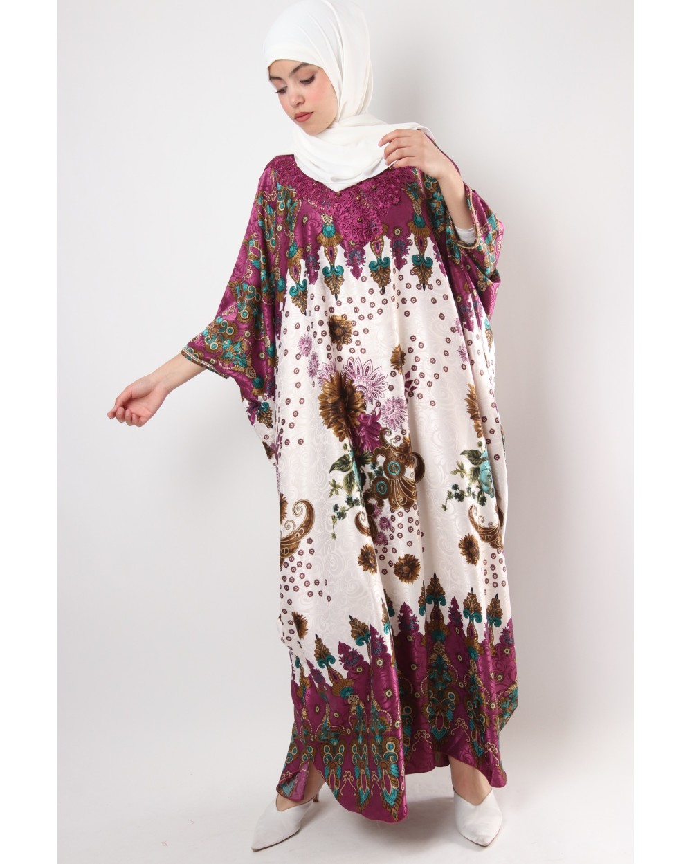 Caftan Camalia motif arcade