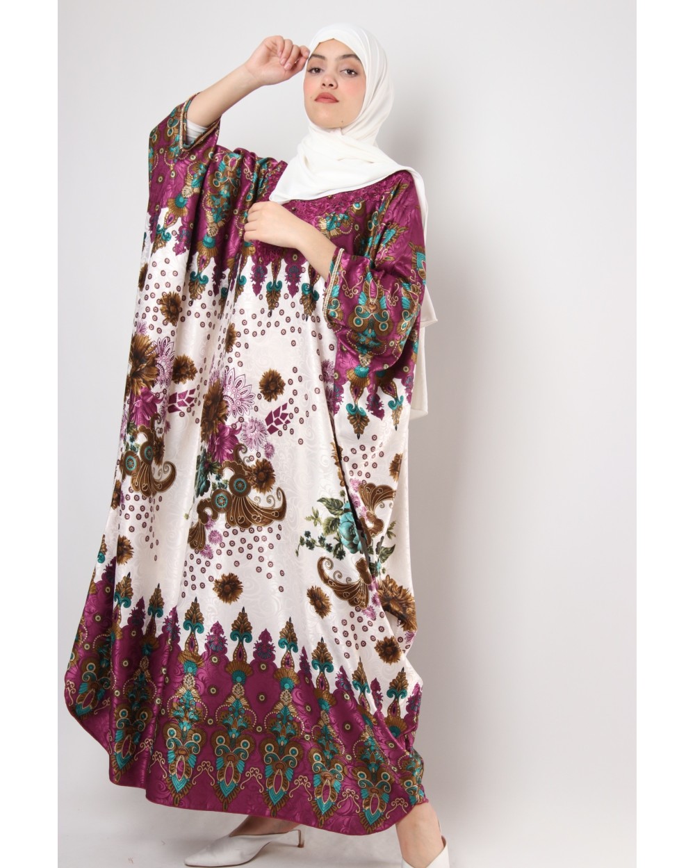 Caftan Camalia motif arcade