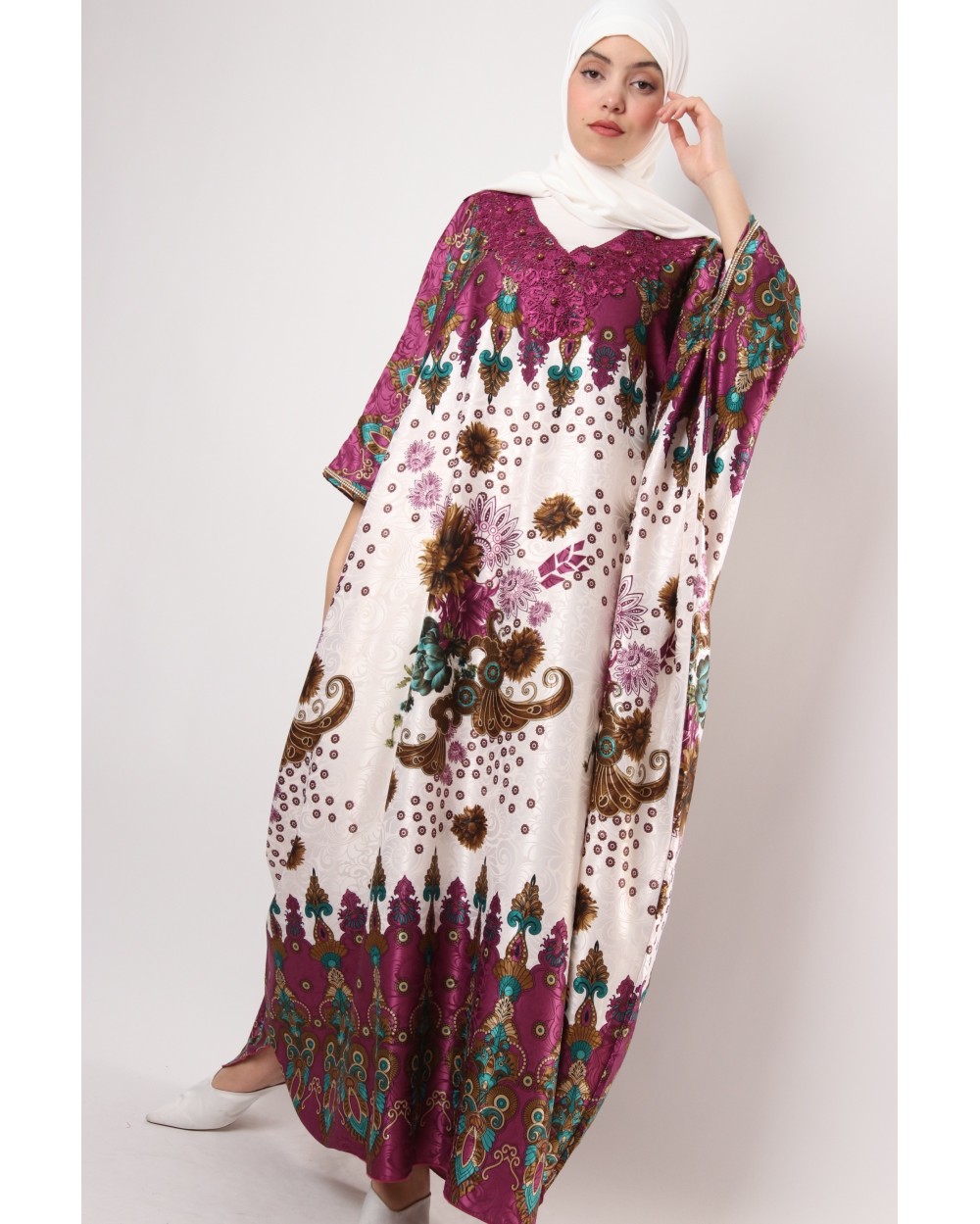 Caftan Camalia motif arcade