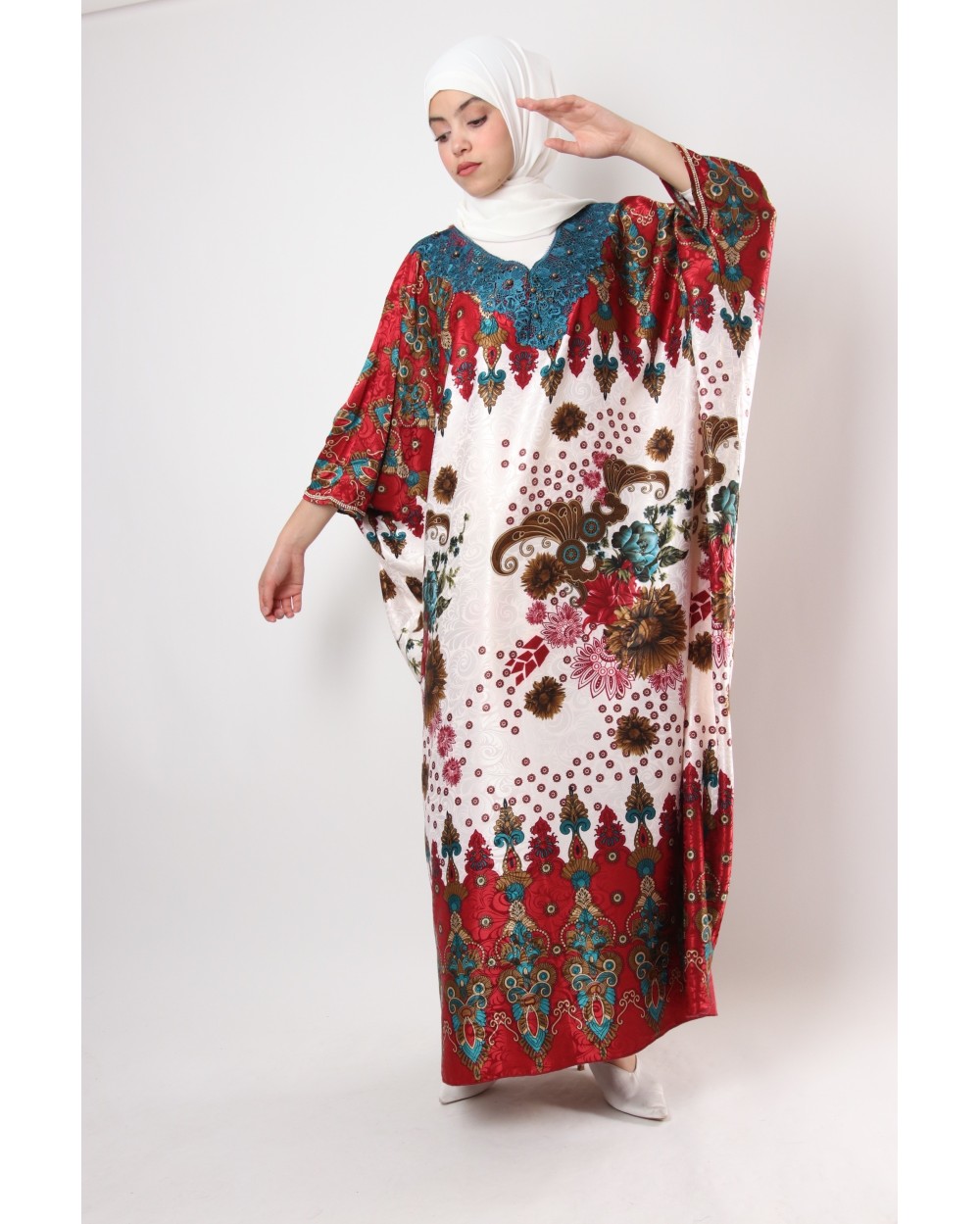Caftan Camalia motif arcade