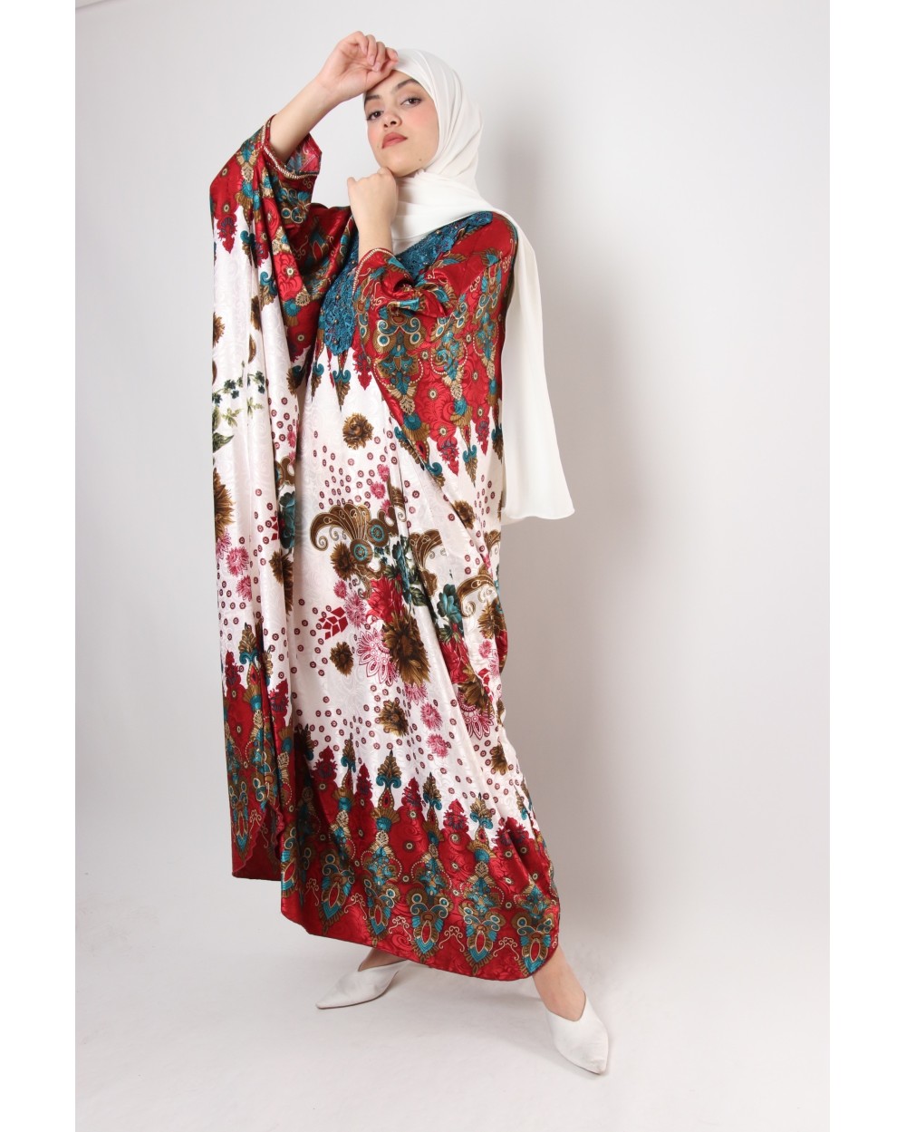 Caftan Camalia motif arcade