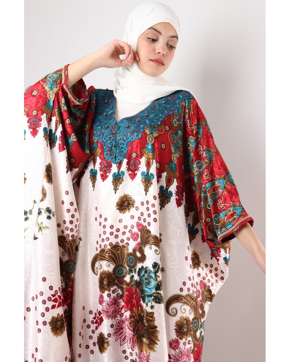 Caftan Camalia motif arcade