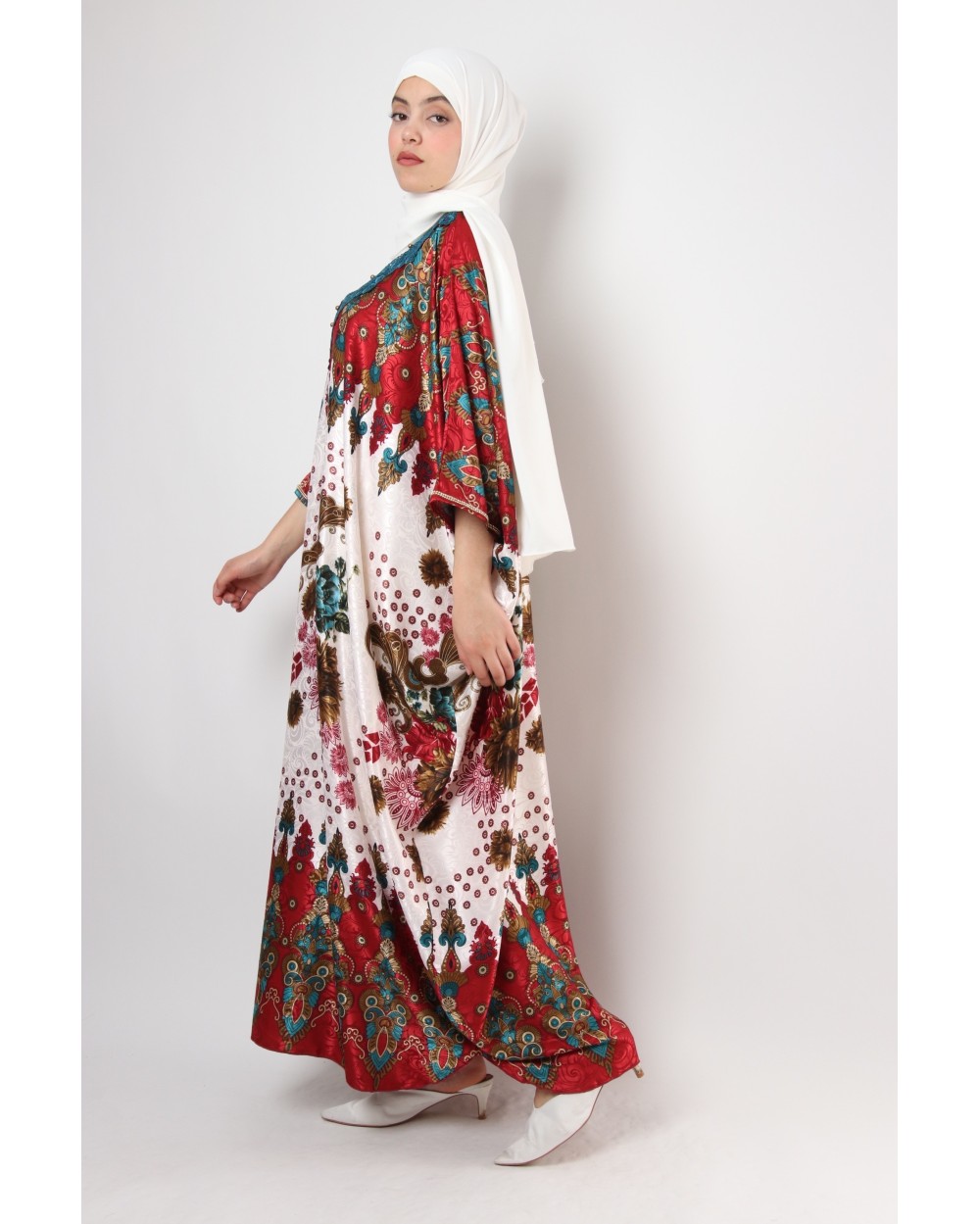 Caftan Camalia motif arcade