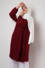 Triana crepe tunic pleated large size