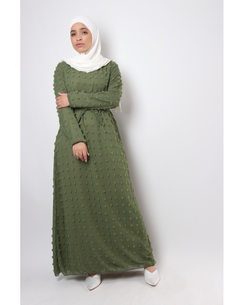 Robe Rama maxi plumetis