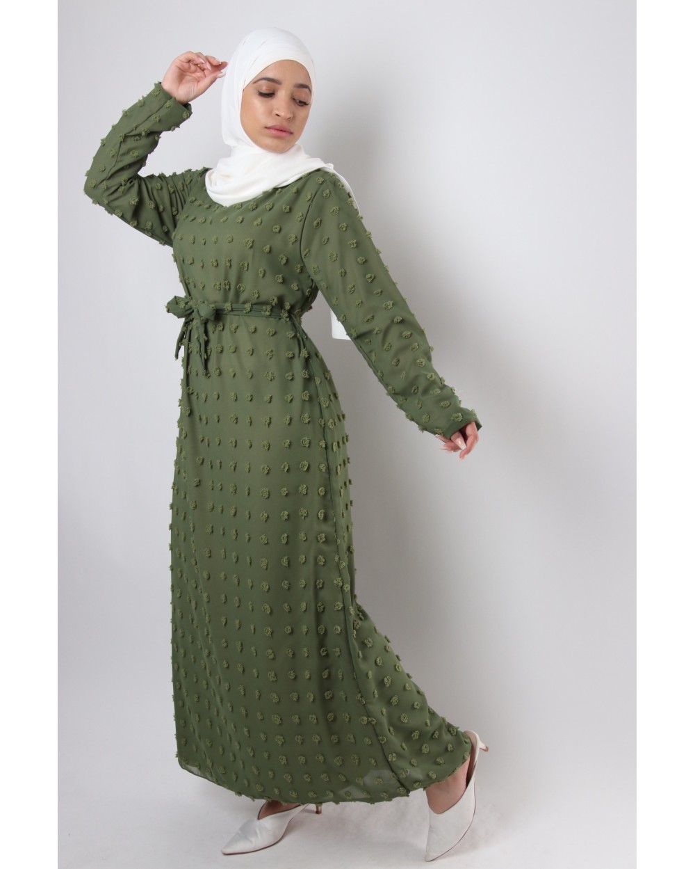 Robe Rama maxi plumetis