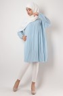 Triana crepe tunic pleated large size