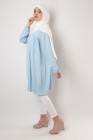Triana crepe tunic pleated large size
