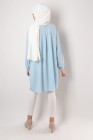 Triana crepe tunic pleated large size