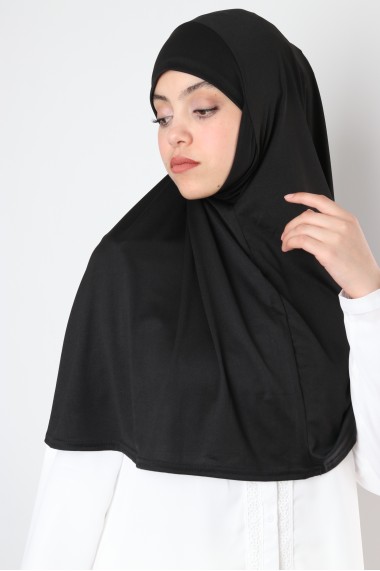 Hijab une pièce cache menton