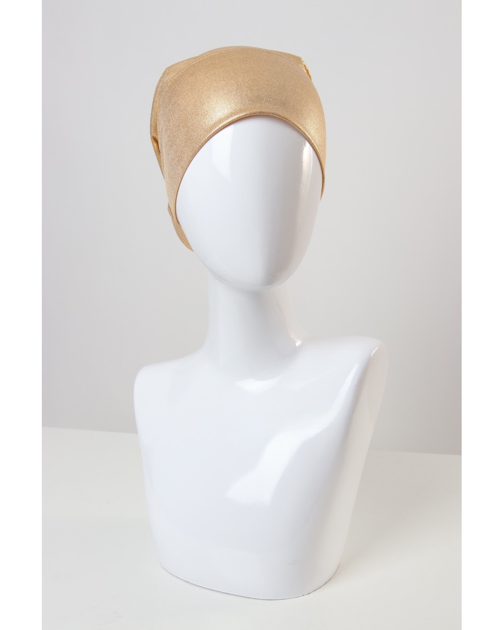 Metallic cotton tube cap