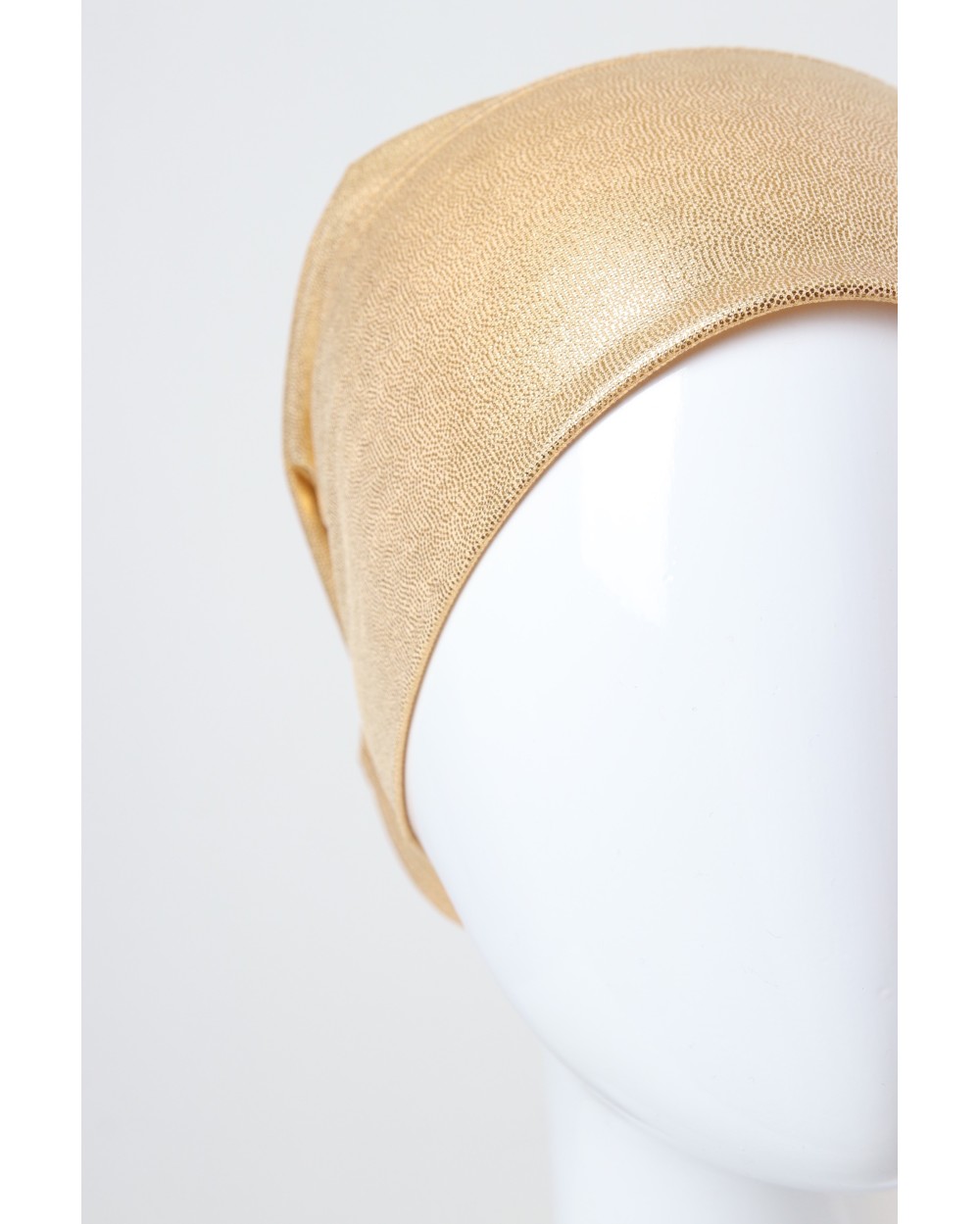 Metallic cotton tube cap