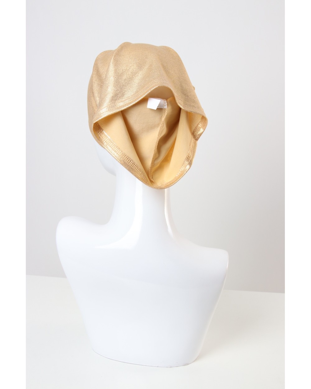 Metallic cotton tube cap