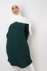 Triana crepe tunic pleated large size