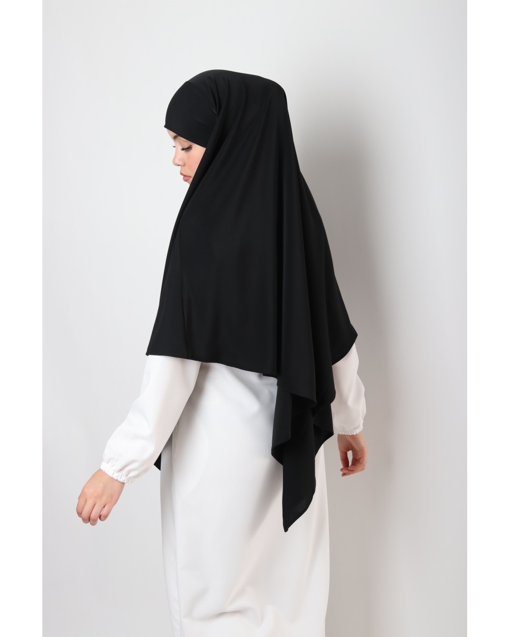 Khimar court soie de médine