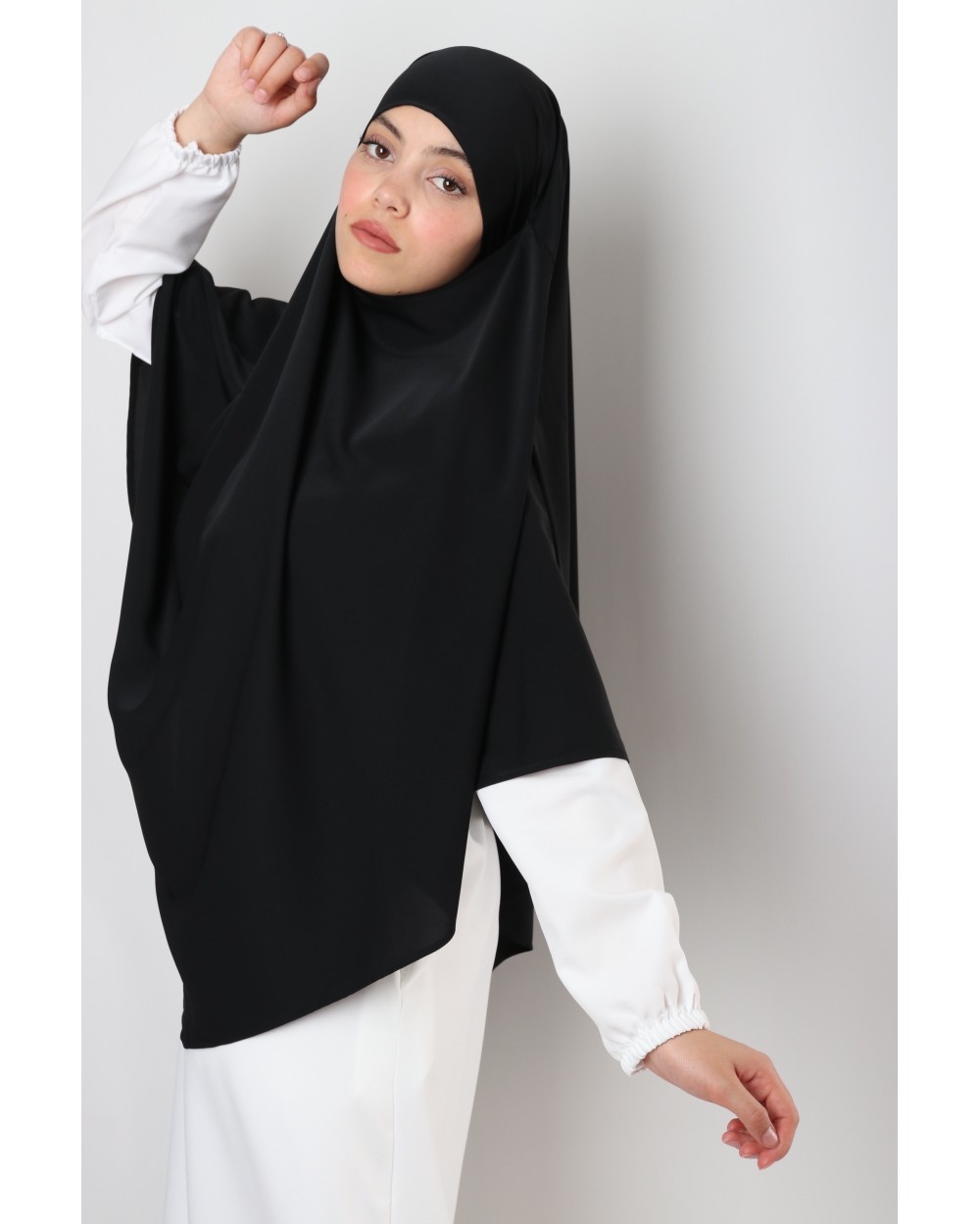 Khimar court soie de médine