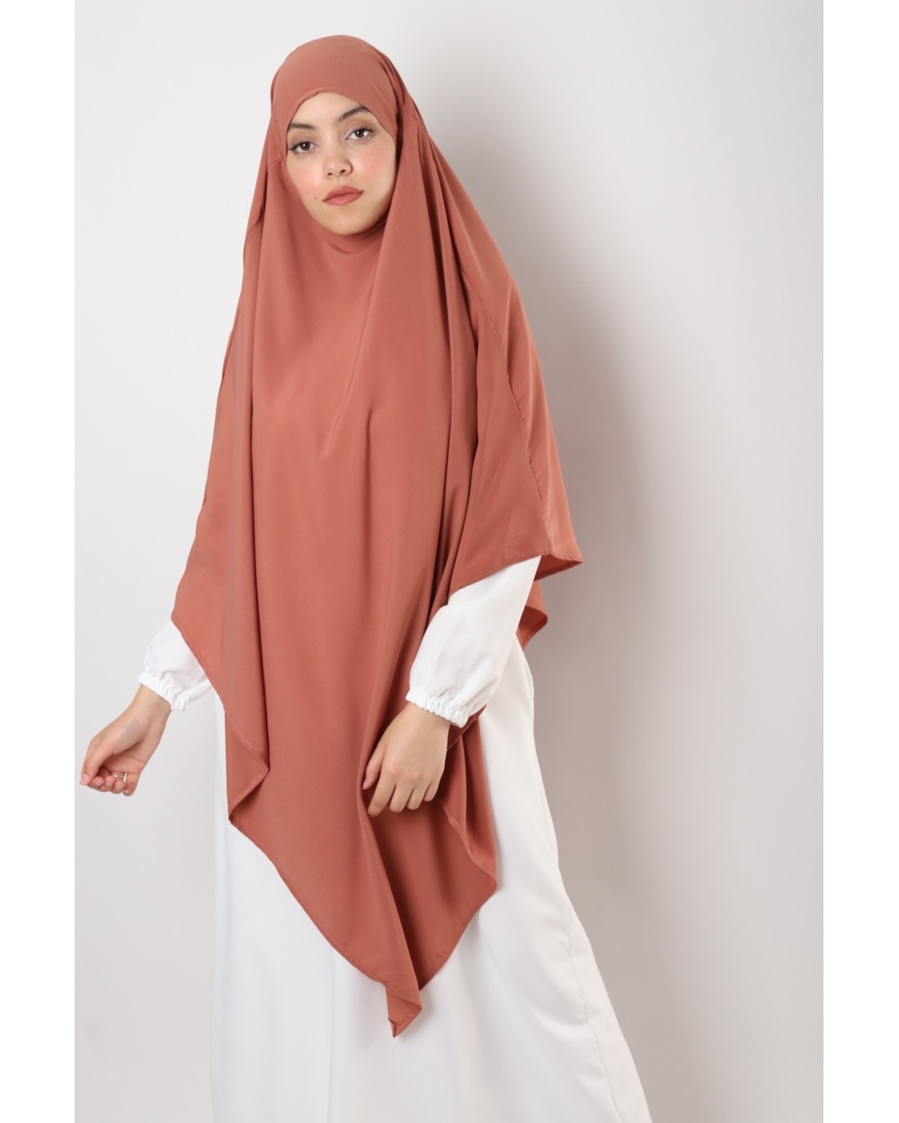 Khimar long microfibre léger