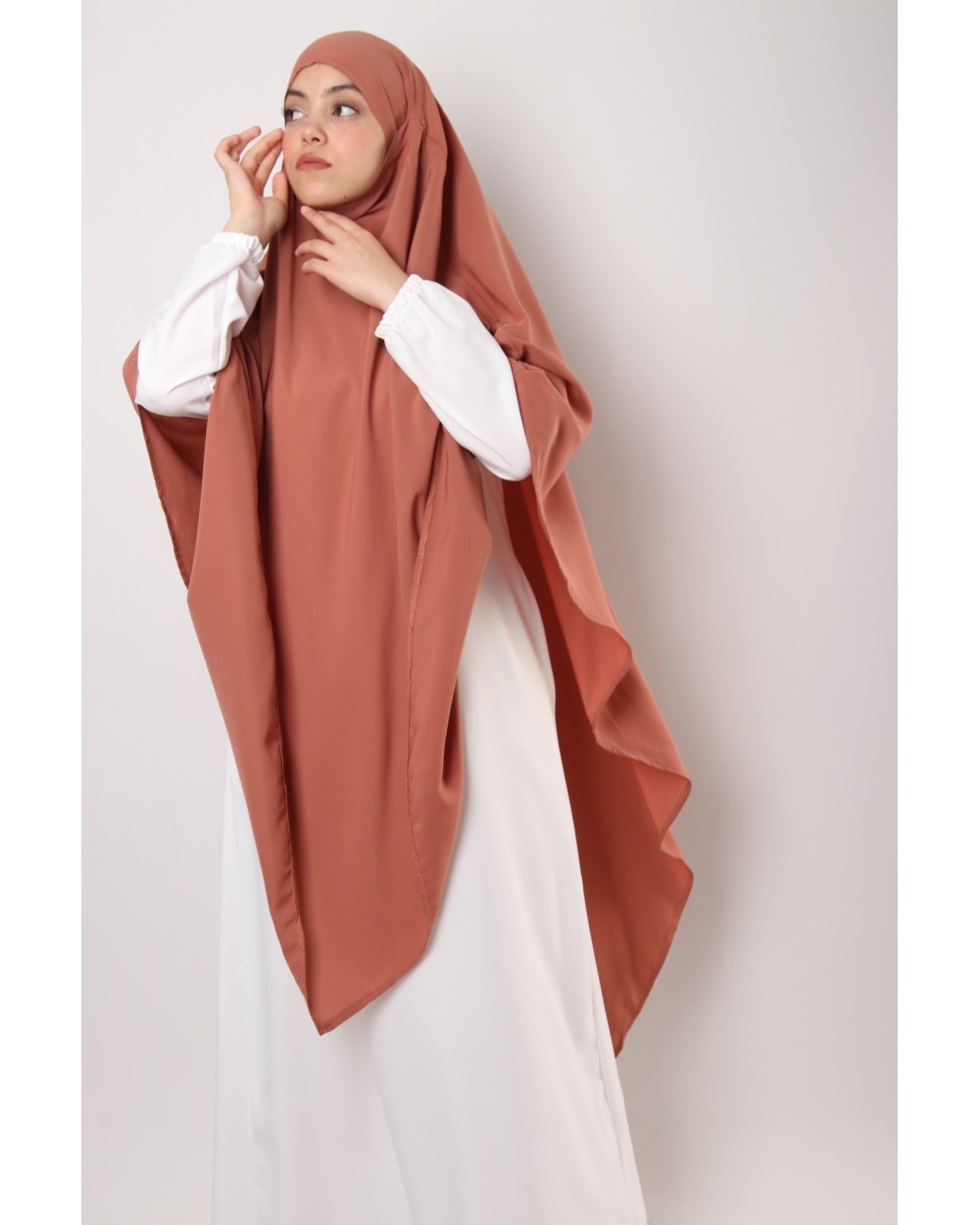 Long khimar light microfiber