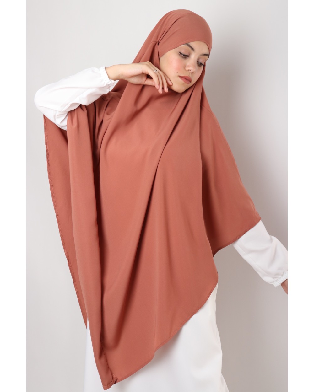 Long khimar light microfiber