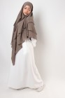 Khimar 3 voiles mousseline
