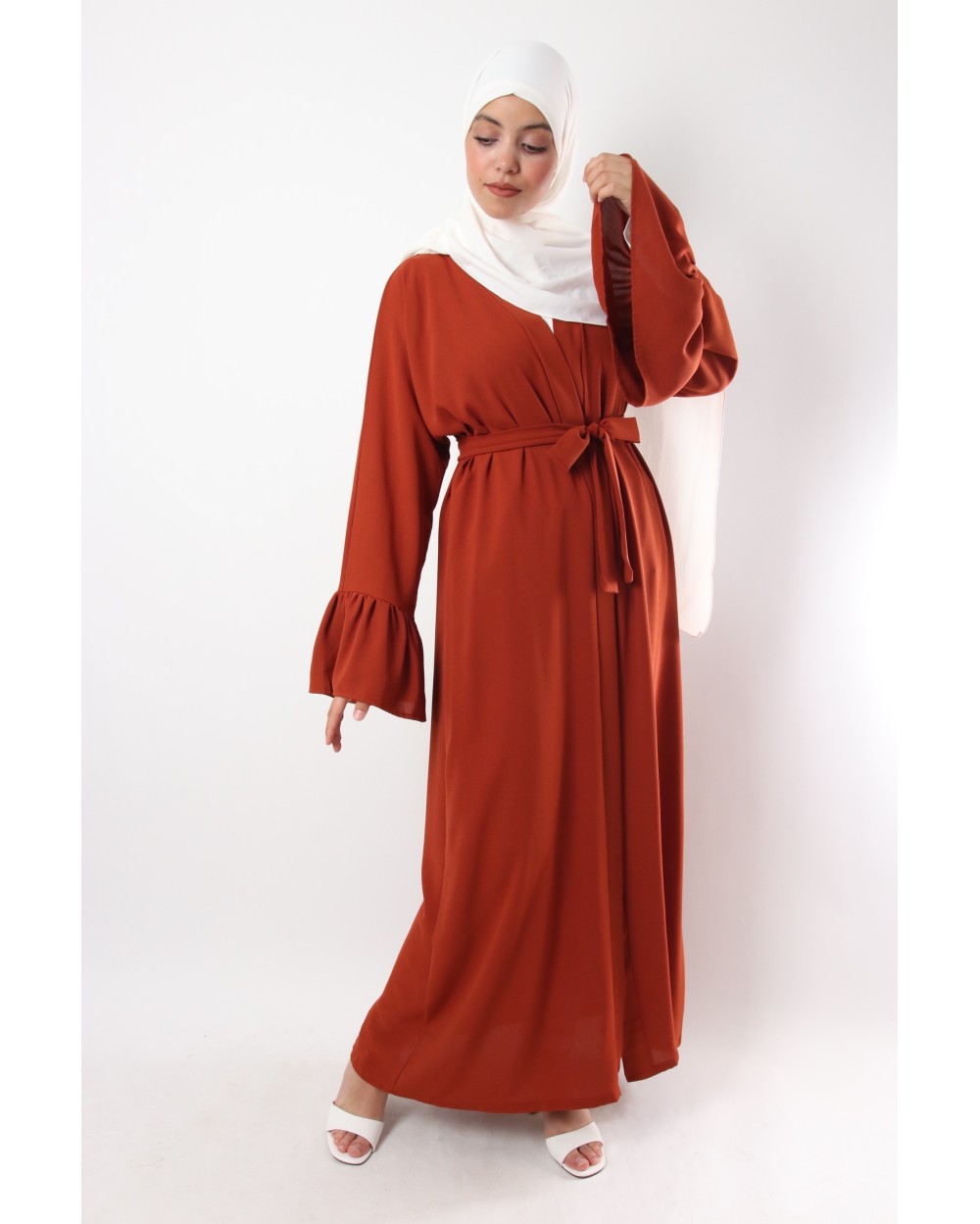 Ruffles sleeves kimono Léah