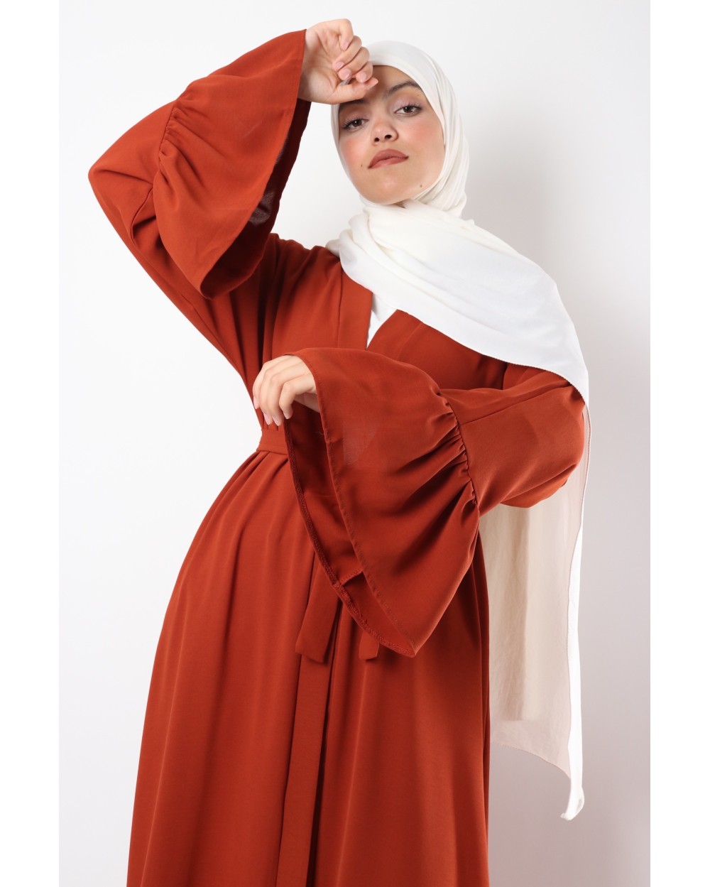 Ruffles sleeves kimono Léah