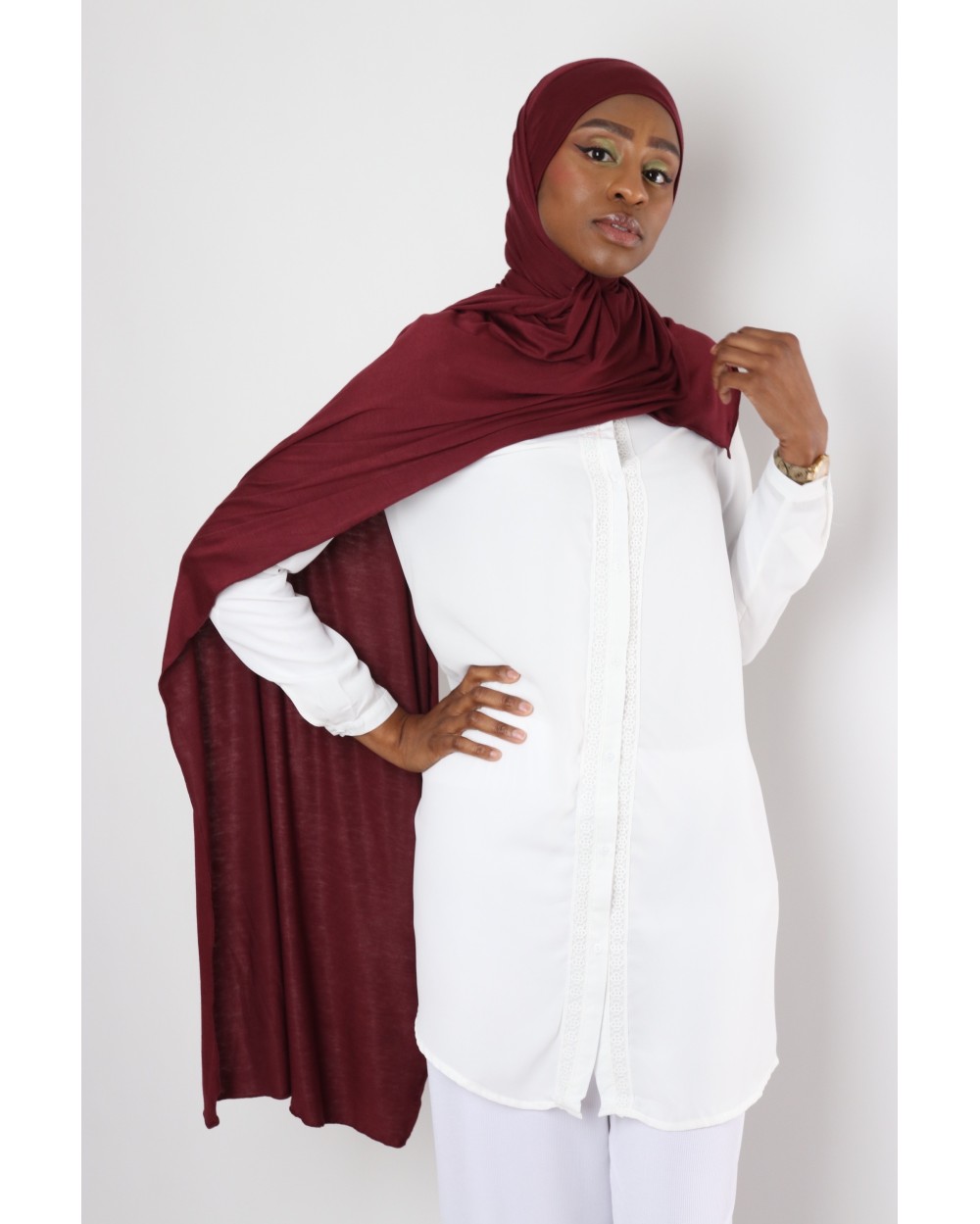 Pull-on Jersey Hijab