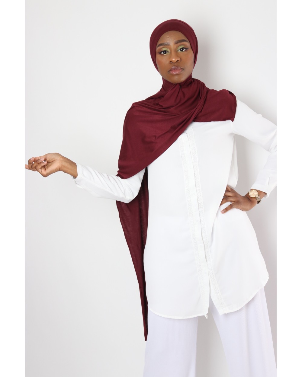 Pull-on Jersey Hijab