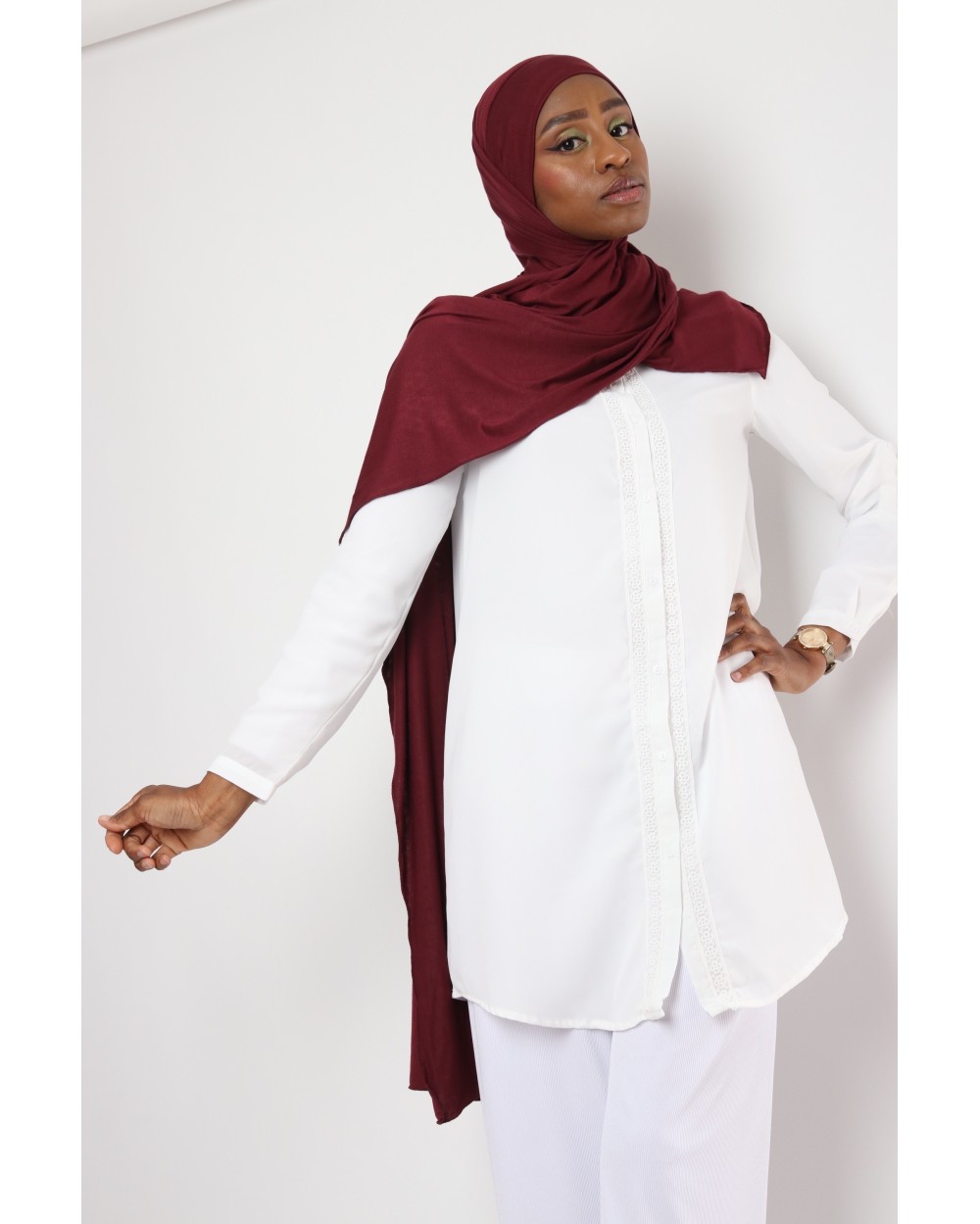 Pull-on Jersey Hijab