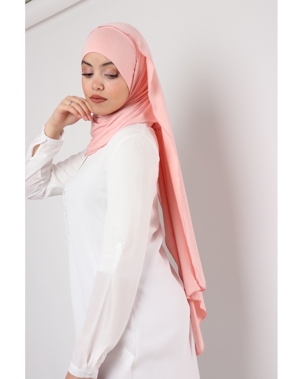 Pull-on Jersey Hijab