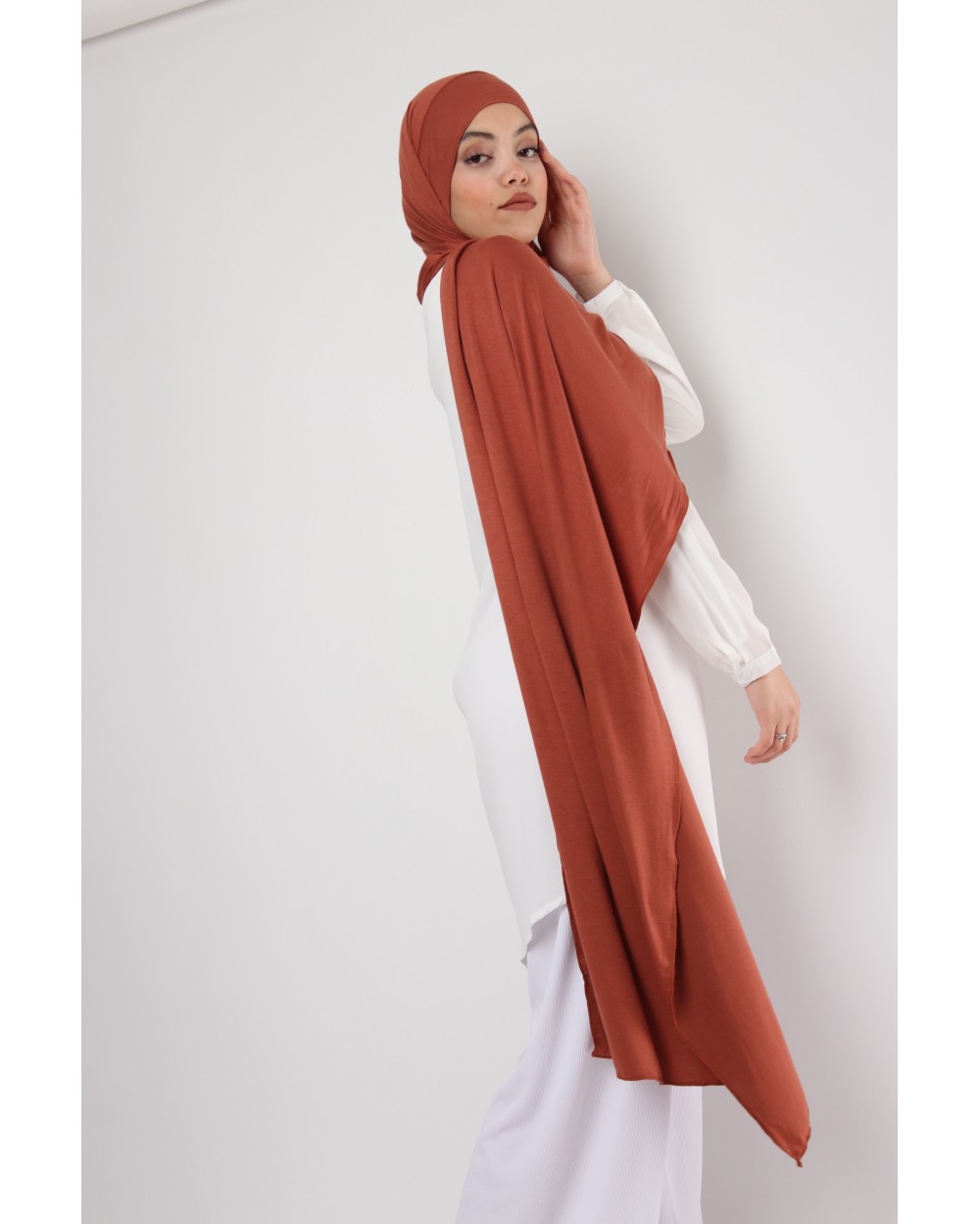 Pull-on Jersey Hijab
