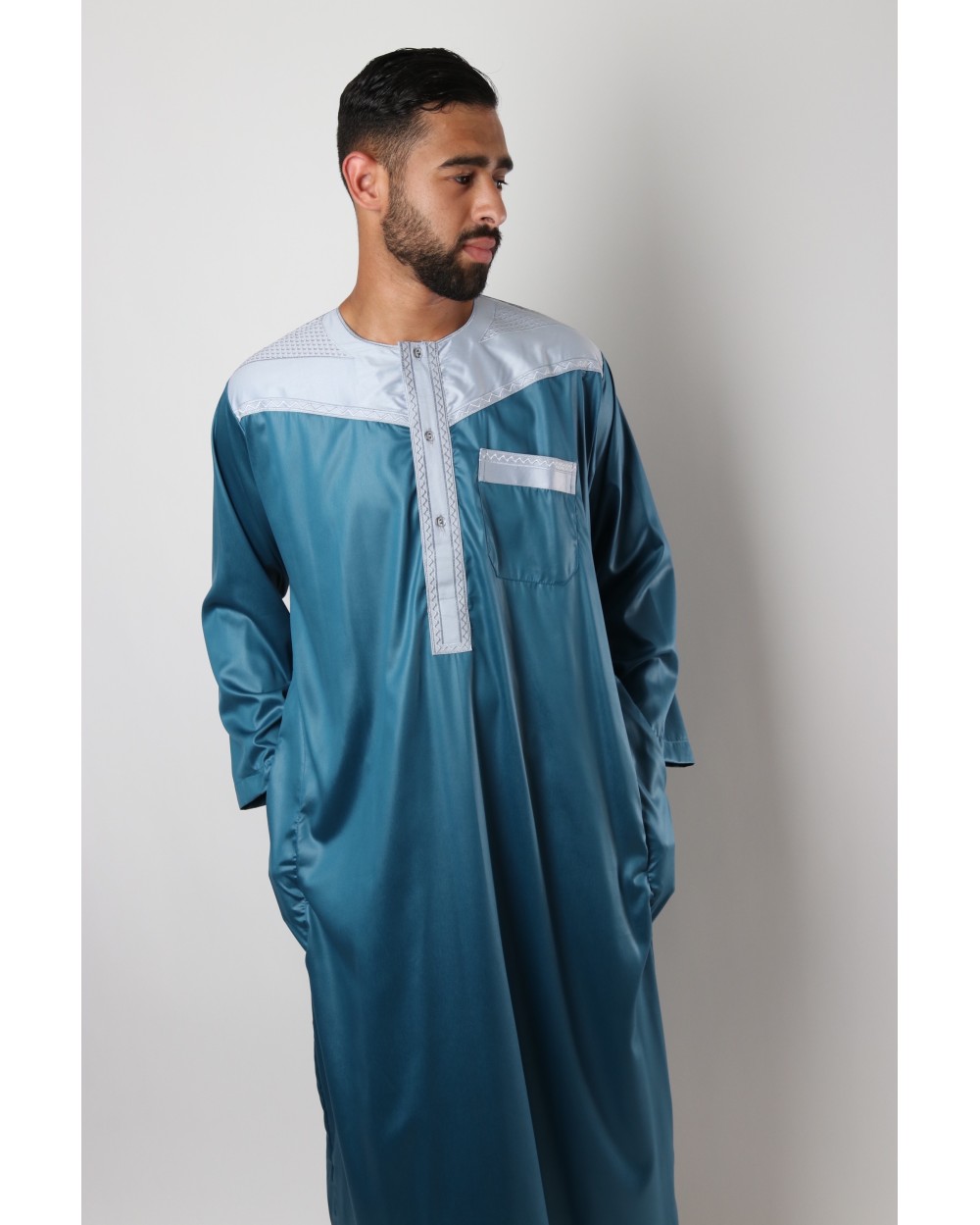 Qamis Atlas LS Bicolore