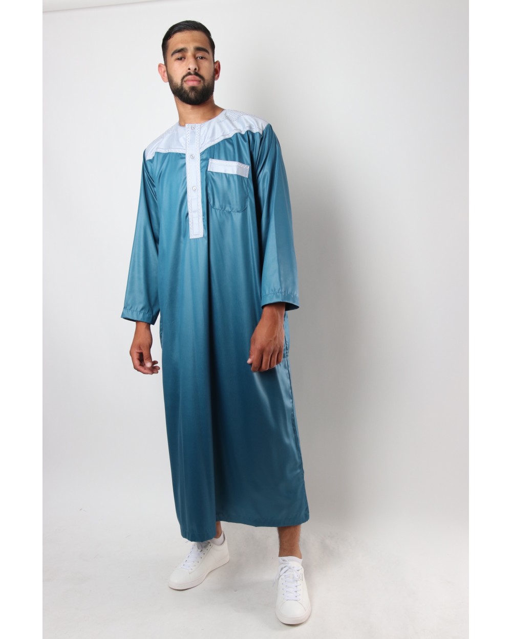 Qamis Atlas LS Bicolore