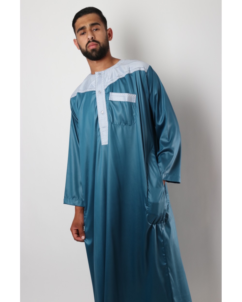 Qamis Atlas LS Bicolore