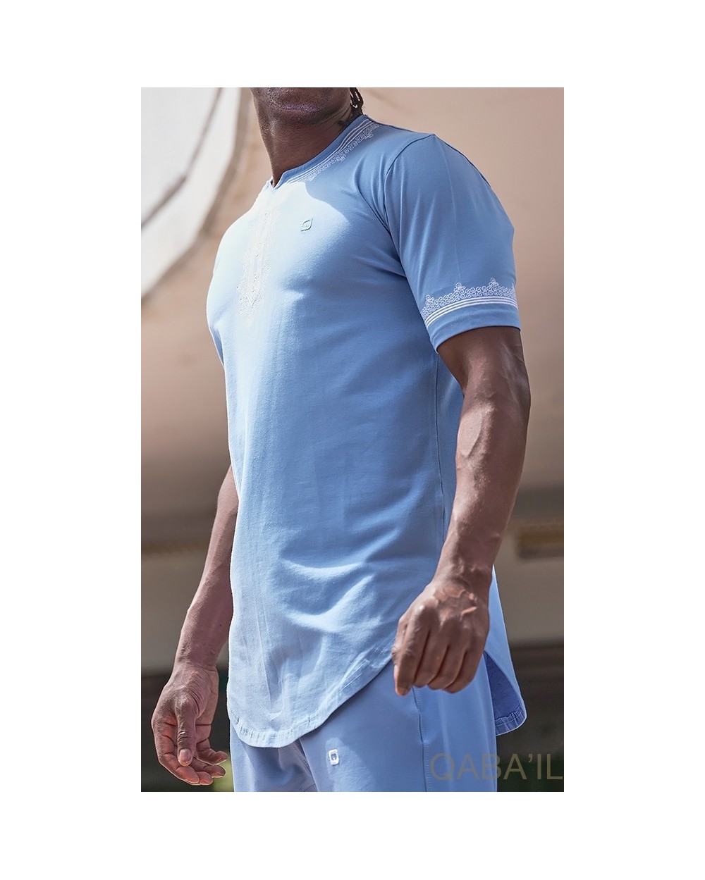 T-shirt ETNIZ MA Brodé Qabail